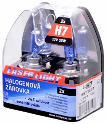 iarovka 12V H7 55W PX26d WHITE LASER 2ks