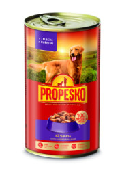 Propesko Ksky Pes tea-kura 1240g  v omke