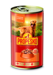 Propesko Ksky Pes hovdzie-kura 1240g  v omke