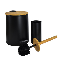 Set 5L k + WC kefa Black Wood