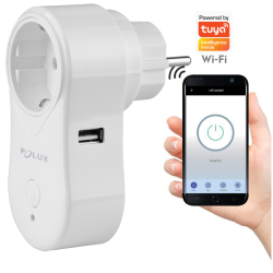 Zsuvka napjacia Smart WiFi Tuya s vypnaom + USB