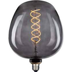 LED iarovka dekoran DecoVintage Filament S190 Smoke E27 4W 50lm Extra WW