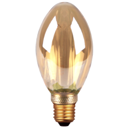 LED iarovka dekoratvna DecoVintage B75 Amber Pillar E27 4W 200lm 1800K odnmaten tienidlo