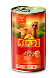 Propesko Ksky Pes kura-pee-mrkva 1240g  v omke