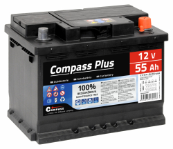 Autobatrie COMPASS PLUS 12V 55Ah 420A